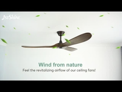 60-calowy biały wentylator sufitowy z cichym silnikiem prądu stałego Nowoczesne oświetlenie wentylatora