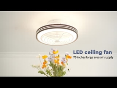 42-calowy wentylator sufitowy z lekkim, niskoprofilowym wentylatorem sufitowym z silnikiem prądu stałego