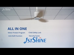 Niskoprofilowy wentylator sufitowy z pilotem