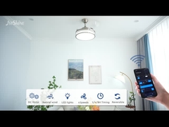 Niewidzialny wentylator sufitowy Wit Zgaszające światło LED 3 Pc łopaty Sypialnia wewnętrzna