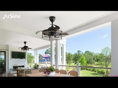 42-calowy dom wiejski E27 Nowoczesny LED Niewidzialny wentylator sufitowy