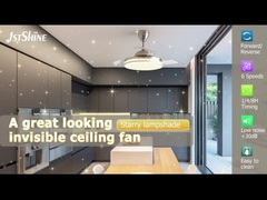 42-calowy wyciągany światło wentylatora sufitowego silnik prądu stałego 6 prędkości