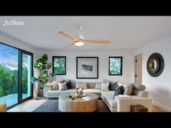 3 drewniane płytki wentylator sufitowy z lampą dekoracyjna w pomieszczeniach niższy hałas