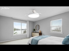 Włączony 42-calowy wyciągający się wentylator sufitowy światło silnik prądu stałego 6 prędkości