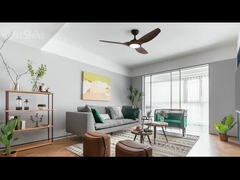 Fener sufitowy z płytami ABS z drewna z zdalnym sterowaniem