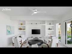 Nowoczesny wentylator sufitowy 2 w 1 z opcjonalnym światłem LED