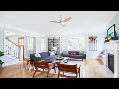 36-calowy wentylator sufitowy 2-w-1 z silnikiem DC i ostrzami MDF