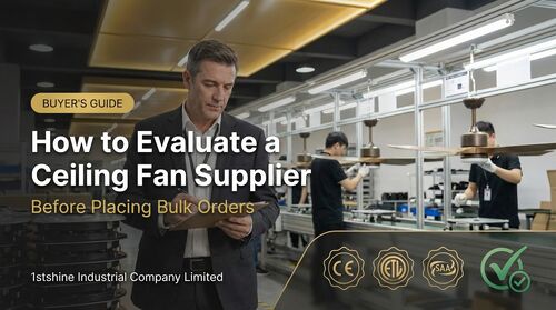 Najnowsze wiadomości o Jak ocenić dostawcę wentylatorów sufitowych przed złożeniem zamówienia zbiorczego | 1. połysk