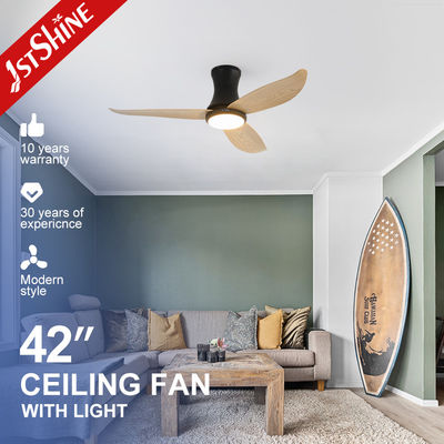 Dobra cena. ABS Blade Flush Mount Ceiling Fan z światłem 6 prędkości zdalnego sterowania w Internecie