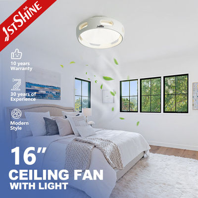 Dobra cena. Mini 16 cali Led Bladeless Ceiling Fan Biały Dc Motor Dimming Light w Internecie