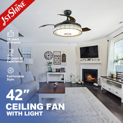 Dobra cena. Ultra cicha muzyka niewidoczny wentylator sufitowy żyrandol pilot zdalnego sterowania w Internecie