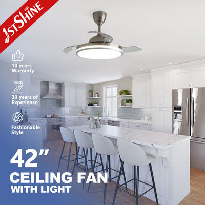 Dobra cena. 42-calowy wyciągany światło wentylatora sufitowego silnik prądu stałego 6 prędkości w Internecie