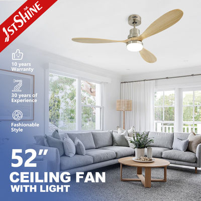 Dobra cena. OEM 110v Solid Wood Smart Ceiling Fan Zmieniający kolor LED Light AC Motor w Internecie
