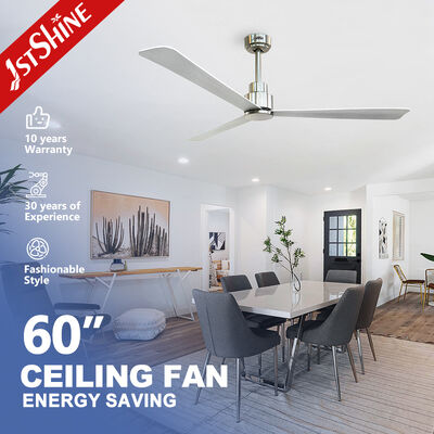 Jakość Vintage 220V DC Wood Blade Ceiling Fan z oszczędnością energii i mniejszym hałasem dla domu i biura fabryka