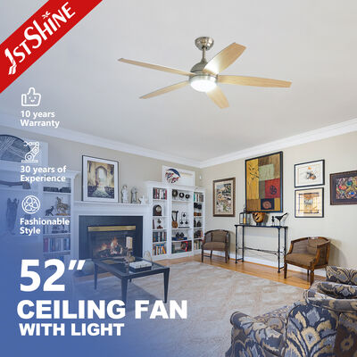 Dobra cena. 52-inch Modern Ceiling Fan with Silent DC Motor and Reversible Airflow - LED Light and Remote Control w Internecie